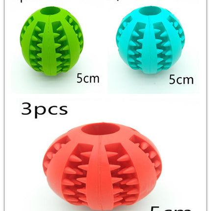 Pet Slow Feeder Dog Toy Cute Funny Rubber Dog Ball Toy - 𝓢𝓱𝓸𝓹𝓵𝓮𝓬𝔂