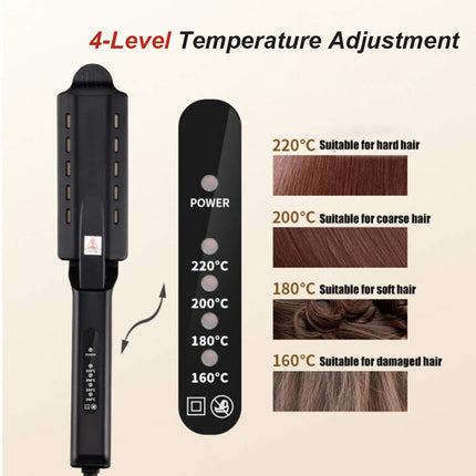 U.S. Standard Non-injury Hair Straightener Steam Hair Straightener Splint - 𝓢𝓱𝓸𝓹𝓵𝓮𝓬𝔂