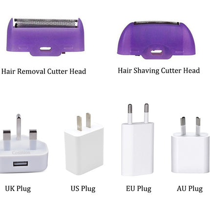 Induction Type Lady Hair Removal Device Epilator Laser Hair Removal Shaver - 𝓢𝓱𝓸𝓹𝓵𝓮𝓬𝔂