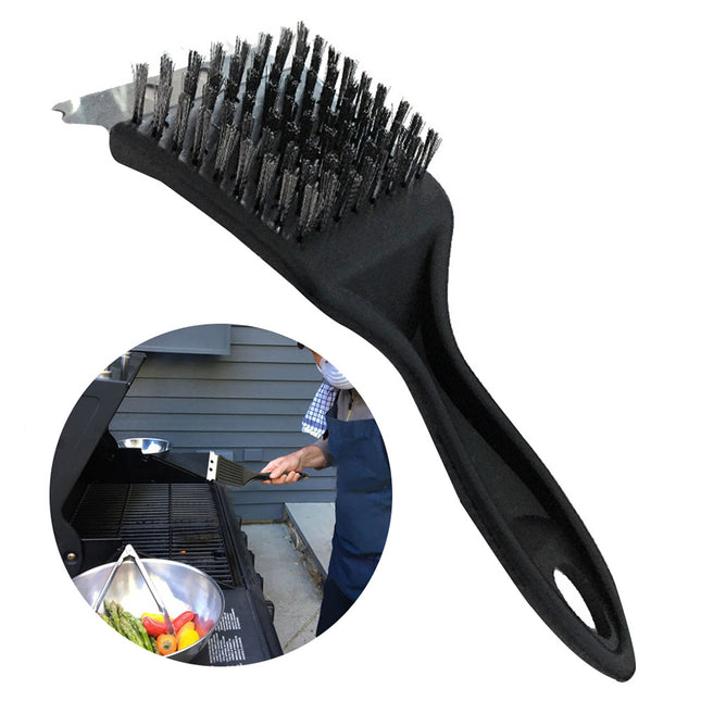 Wire Bristles Cleaning Brushes Barbecue Cleaning Brush BBQ Gril Home Outdoor BBQ Cleaning Tool Cooking Accessories - 𝓢𝓱𝓸𝓹𝓵𝓮𝓬𝔂