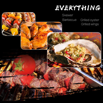 BBQ Grill Folding Stainless Steel Portable Small Barbecue Grill Tool BBQ Outdoor Camping Charcoal Furnace BBQ Grills Accessories - 𝓢𝓱𝓸𝓹𝓵𝓮𝓬𝔂