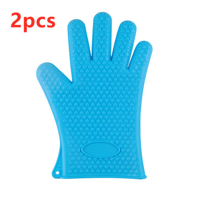 Food Grade Silicone Heat Resistant BBQ Glove Silicone Oven Mitts - 𝓢𝓱𝓸𝓹𝓵𝓮𝓬𝔂