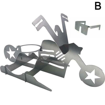 Chicken Stand Beer Funny American Motorcycle BBQ Steel Rack Tools Funny Roast Chicken Rack Grilling Roast Rack - 𝓢𝓱𝓸𝓹𝓵𝓮𝓬𝔂