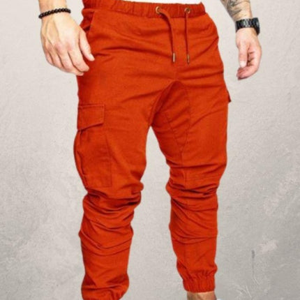 Men's Woven Fabric Casual Pants Drawstring Pants - 𝓢𝓱𝓸𝓹𝓵𝓮𝓬𝔂
