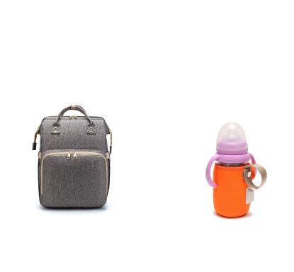 USB Charging Version Mommy Bed Backpack Folding Large Capacity Multi-function - 𝓢𝓱𝓸𝓹𝓵𝓮𝓬𝔂