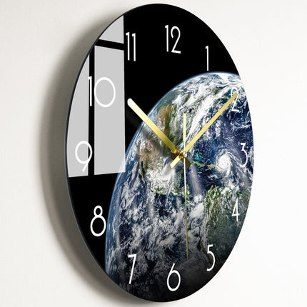 Luxury Silent Wall Clock Living Room Glass Clocks Wall - 𝓢𝓱𝓸𝓹𝓵𝓮𝓬𝔂