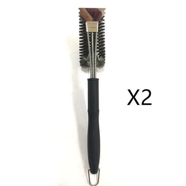 BBQ Grill Barbecue Kit Cleaning Brush Stainless Steel Kitchen Accessories Bristles Cleaning Brushes Cooking Tool Barbecue Gadget - 𝓢𝓱𝓸𝓹𝓵𝓮𝓬𝔂