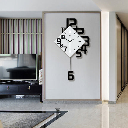 Personalized Digital Clock Fashion Wall Clock Wooden Creative Decorative Wall Watch - 𝓢𝓱𝓸𝓹𝓵𝓮𝓬𝔂