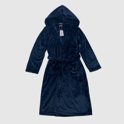 Women's Polyester Hooded Nightgown Homewear Hotel Couple Bathrobe - 𝓢𝓱𝓸𝓹𝓵𝓮𝓬𝔂