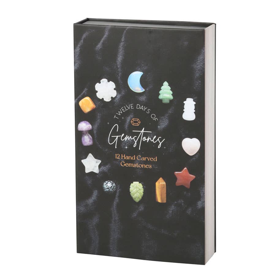 12 Days of Gemstones Shaped Crystal Advent Calendar
