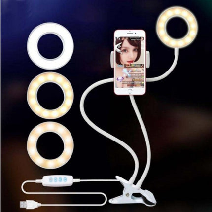 LED Selfie Ring Light for Live Adjustable Makeup Light-8cm Stand - 𝓢𝓱𝓸𝓹𝓵𝓮𝓬𝔂