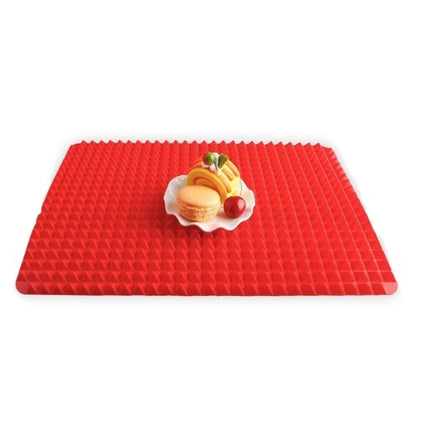 Non-Stick Silicone Pyramid Cooking Mat Baking Mat With Grid Versatile Oven BBQ Cooking Mat Heat-Resistant Mat Kitchen Tools Kitchen Gadgets - 𝓢𝓱𝓸𝓹𝓵𝓮𝓬𝔂