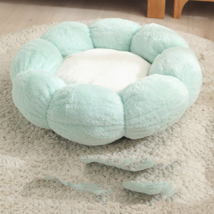 Pet Bed Mat New Pet Soft Dog Cat Blanket  Flower Shaped Doghouse - 𝓢𝓱𝓸𝓹𝓵𝓮𝓬𝔂