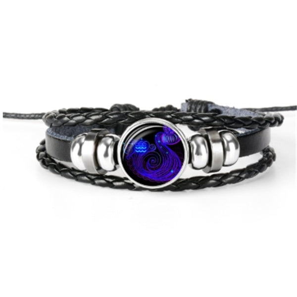 Zodiac Constellation Bracelet Braided Design Bracelet For Men Women Kids - 𝓢𝓱𝓸𝓹𝓵𝓮𝓬𝔂