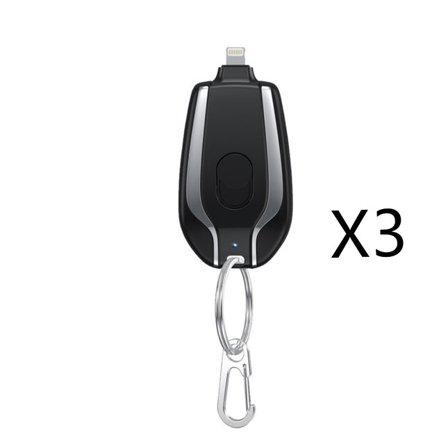 1500mAh Mini Power Emergency Pod Keychain Charger With Type-C Ultra-Compact Mini Battery Pack Fast Charging Backup Power Bank - 𝓢𝓱𝓸𝓹𝓵𝓮𝓬𝔂