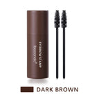 Dark brown no eyebrow card