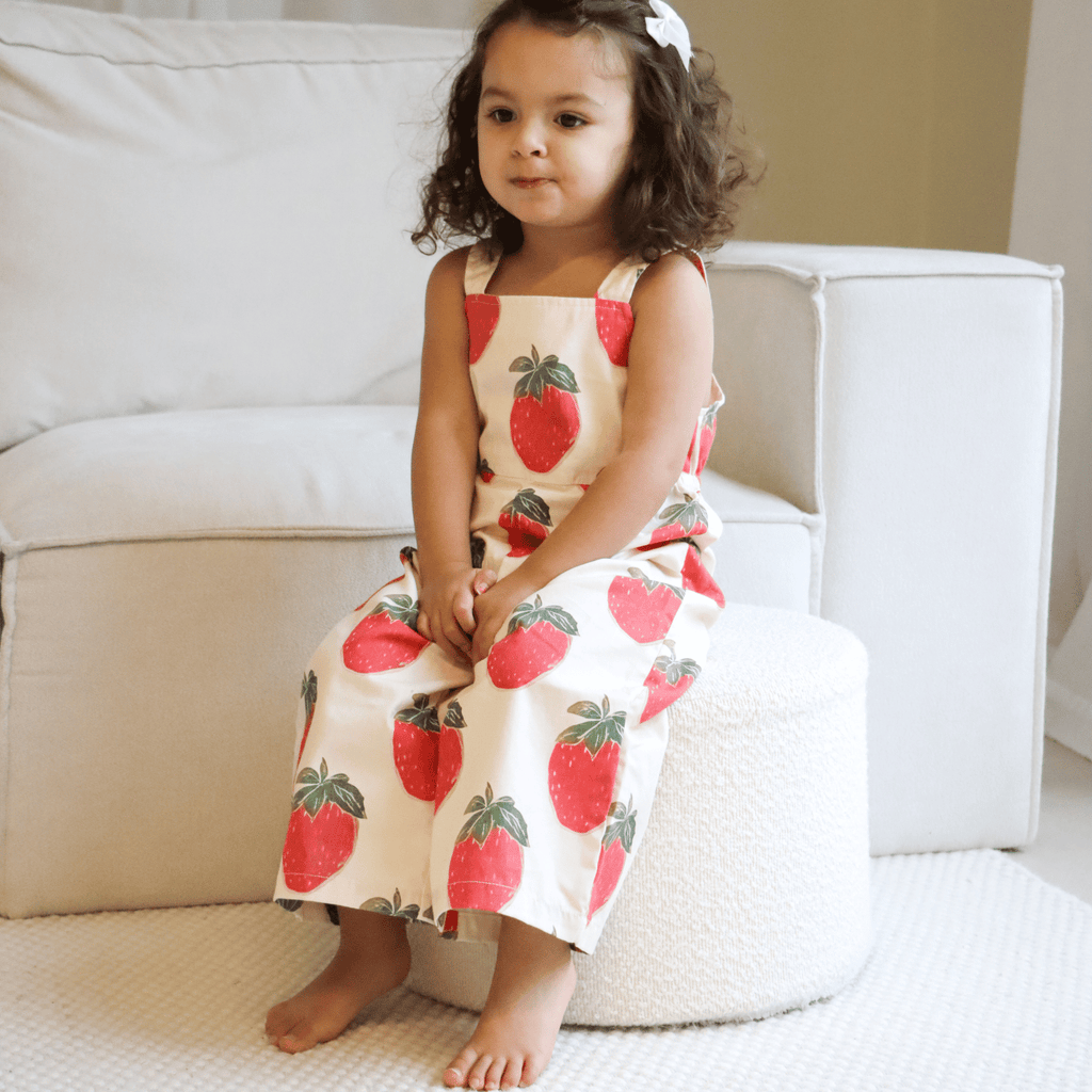 Strawberry Dungarees