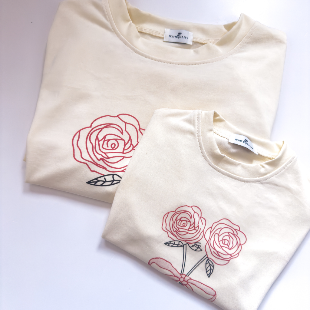 Rose Graphic Tee (Mummy & Mini)