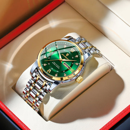 Waterproof Men's Double Calendar Luminous Quartz Watch - 𝓢𝓱𝓸𝓹𝓵𝓮𝓬𝔂