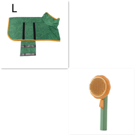 New Pet Cat Brush Hot Selling Hand-held Steel Wire Self-cleaning Comb Looper For Hair Removal - 𝓢𝓱𝓸𝓹𝓵𝓮𝓬𝔂