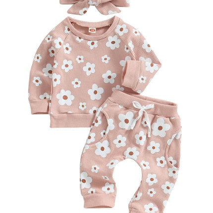 Personality New Waffle Print Sweater Suit - 𝓢𝓱𝓸𝓹𝓵𝓮𝓬𝔂