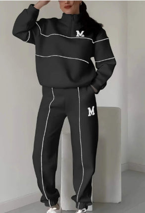 Womens 2 Piece Outfits Lounge Hoodless Pullover Sweatshirt Sweatsuit Sets Sweatshirt Baggy Fashion Sweatpants With Pockets - 𝓢𝓱𝓸𝓹𝓵𝓮𝓬𝔂
