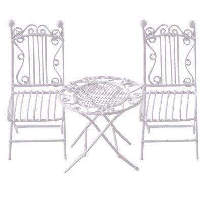 Iron Art Table And Chair Coffee Table And Chair Mini Model - 𝓢𝓱𝓸𝓹𝓵𝓮𝓬𝔂