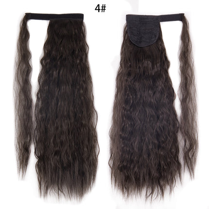Ponytail Wig Water Wave Velcro Banding Chemical Fiber High Temperature Silk - 𝓢𝓱𝓸𝓹𝓵𝓮𝓬𝔂