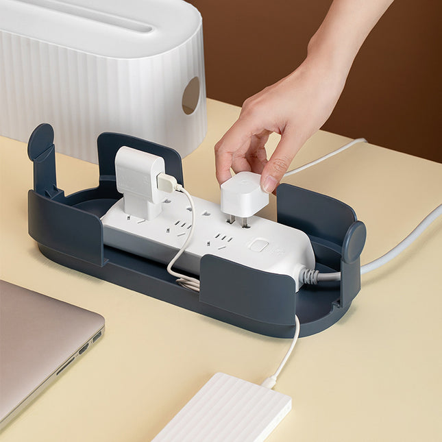 Power Strip Wire Case Cable Storage Box Anti Dust Charger Socket Organizer Network Line Storage Bin Charger Wire Management - 𝓢𝓱𝓸𝓹𝓵𝓮𝓬𝔂