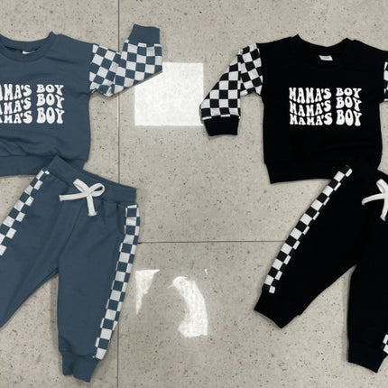 Children Plaid Printed Long-sleeve Sweater Set - 𝓢𝓱𝓸𝓹𝓵𝓮𝓬𝔂