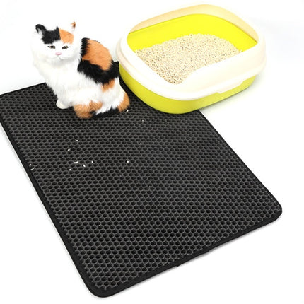 Pet Cat Litter Mat Pet Supplies EVA Double Cat Litter Mat - 𝓢𝓱𝓸𝓹𝓵𝓮𝓬𝔂