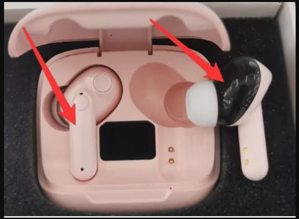 New Mini Transparent Wireless Bluetooth Headset Digital Display ENC Noise Reduction True Wireless Sports Music - 𝓢𝓱𝓸𝓹𝓵𝓮𝓬𝔂