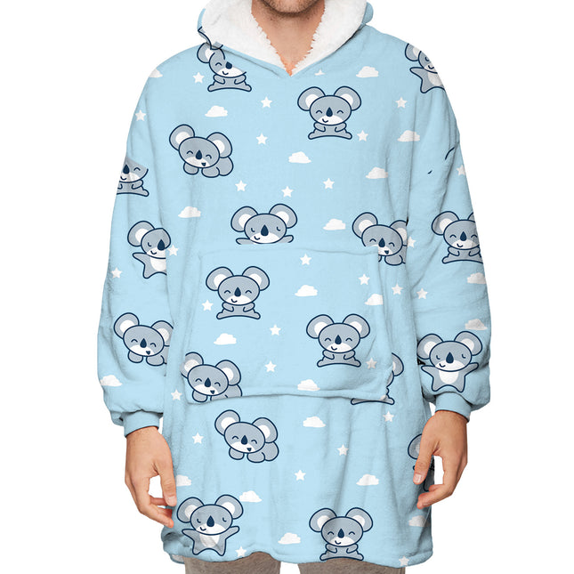 Couple Avocado Digital Printing Long Sleeve Homewear - 𝓢𝓱𝓸𝓹𝓵𝓮𝓬𝔂