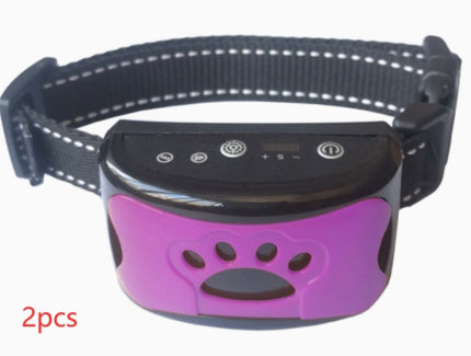 Dog Training Collar Waterproof Electric Pet Remote Control Rechargeable Dogs Trainer Bark Arrester With Shock Vibration Sound - 𝓢𝓱𝓸𝓹𝓵𝓮𝓬𝔂