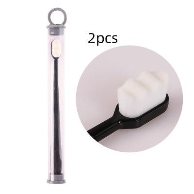 Ultra-fine Toothbrush Super Soft Bristle Deep Cleaning Brush Portable For Oral Care Tools Teeth Care Oral Cleaning Travel - 𝓢𝓱𝓸𝓹𝓵𝓮𝓬𝔂