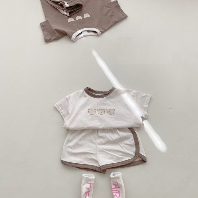 Summer Baby Short-sleeved Shorts Suit Homewear Pajamas - 𝓢𝓱𝓸𝓹𝓵𝓮𝓬𝔂