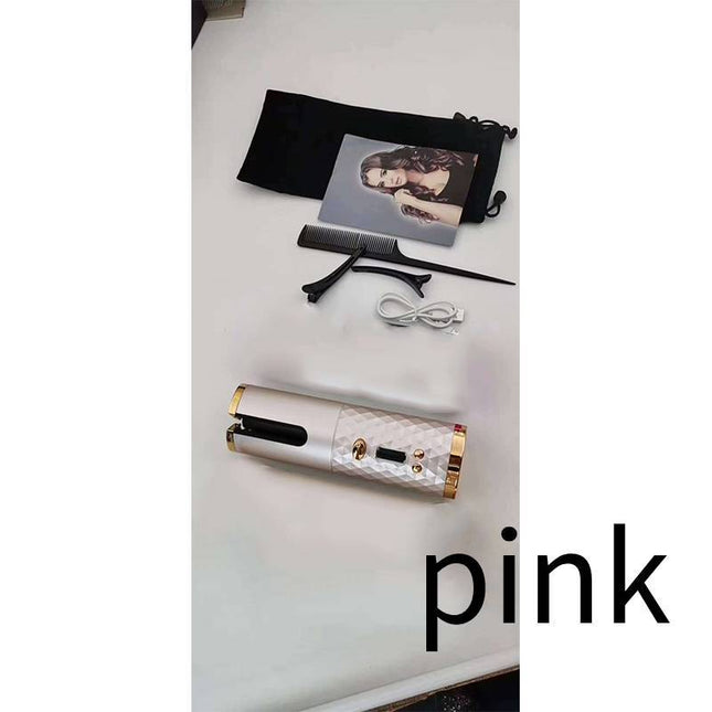 Curling Iron USB Wireless Multifunctional Charging Curler - 𝓢𝓱𝓸𝓹𝓵𝓮𝓬𝔂