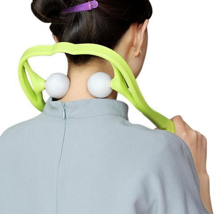 Plastic Pressure Point Therapy Neck Massageador Massagem Relieve Hand Roller Neck Massager For Neck Shoulder Trigger Point - 𝓢𝓱𝓸𝓹𝓵𝓮𝓬𝔂
