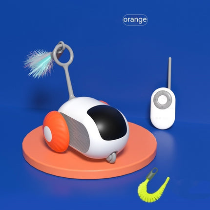 Remote Control Interactive Cat Car Toy USB Charging Chasing Automatic Self-moving Remote Smart Control Car Interactive Cat Toy Pet Products - 𝓢𝓱𝓸𝓹𝓵𝓮𝓬𝔂
