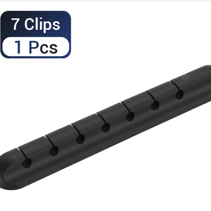 Silicone USB Cable Winder Desktop Cable Organizer Management Multipurpose Clips Cables Protector For Wired Headphones - 𝓢𝓱𝓸𝓹𝓵𝓮𝓬𝔂