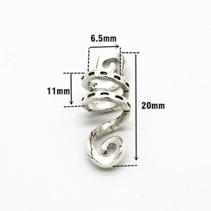 Silver Viking Spiral hair braid - 𝓢𝓱𝓸𝓹𝓵𝓮𝓬𝔂