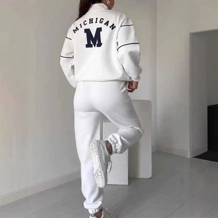 Womens 2 Piece Outfits Lounge Hoodless Pullover Sweatshirt Sweatsuit Sets Sweatshirt Baggy Fashion Sweatpants With Pockets - 𝓢𝓱𝓸𝓹𝓵𝓮𝓬𝔂