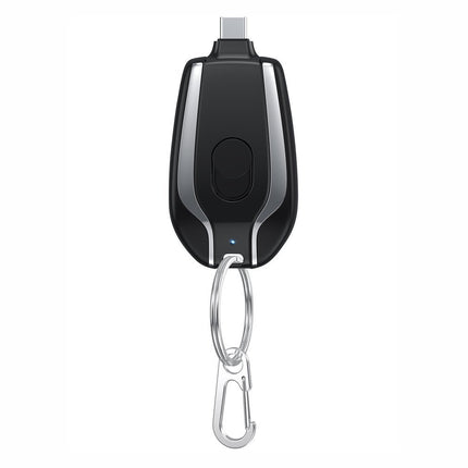 1500mAh Mini Power Emergency Pod Keychain Charger With Type-C Ultra-Compact Mini Battery Pack Fast Charging Backup Power Bank - 𝓢𝓱𝓸𝓹𝓵𝓮𝓬𝔂