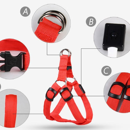 Pet Products LED Luminous Dog Chest Strap Large Dog Luminous Dog Leash - 𝓢𝓱𝓸𝓹𝓵𝓮𝓬𝔂