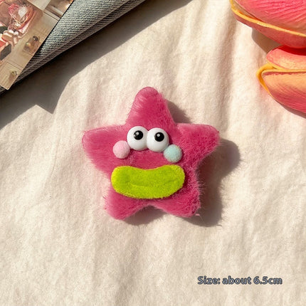 Girly Heart Plush Duckbill Clip - 𝓢𝓱𝓸𝓹𝓵𝓮𝓬𝔂