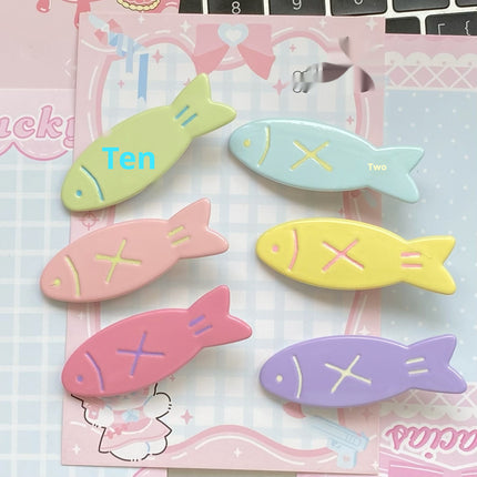 Cute Candy-colored Fish Barrettes - 𝓢𝓱𝓸𝓹𝓵𝓮𝓬𝔂