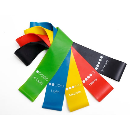 Yoga Resistance Rubber Bands Indoor Outdoor Fitness Equipment 0.35mm-1.1mm Pilates Sport Training Workout Elastic Bands - 𝓢𝓱𝓸𝓹𝓵𝓮𝓬𝔂