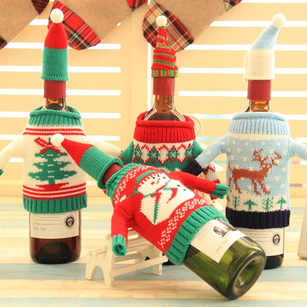 Knitted Christmas Bottle Set - 𝓢𝓱𝓸𝓹𝓵𝓮𝓬𝔂