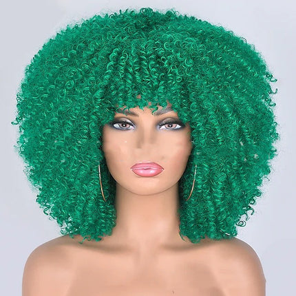 Small Curly Hair Rose Mesh Synthetic Headgear - 𝓢𝓱𝓸𝓹𝓵𝓮𝓬𝔂