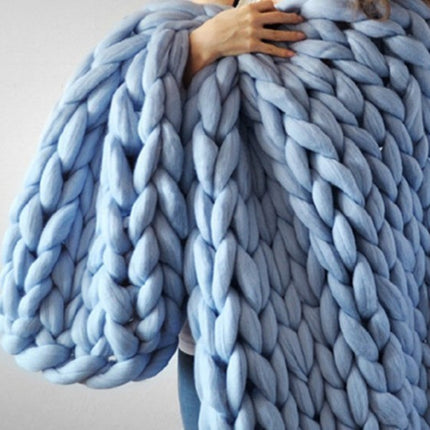 Acrylic woven super thick wool blanket - 𝓢𝓱𝓸𝓹𝓵𝓮𝓬𝔂
